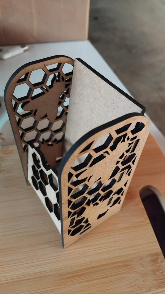 Laser cut card holder