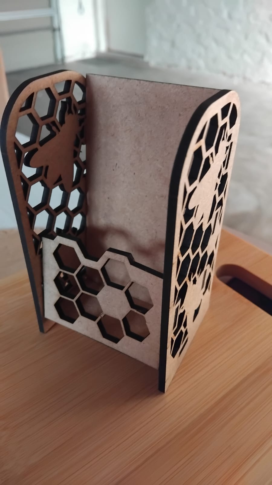 Laser cut card holder