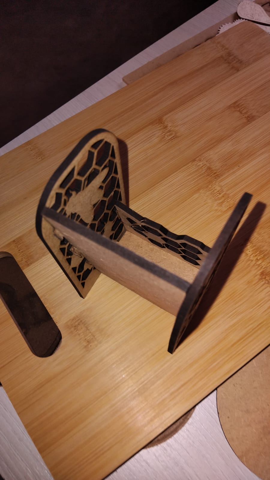 Laser cut card holder